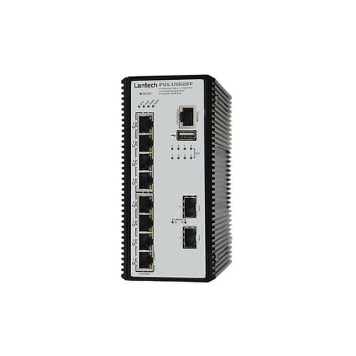 Управляемый Ethernet-коммутатор серии IPGS-3208GSFP, 10 портов, 2 гигабита