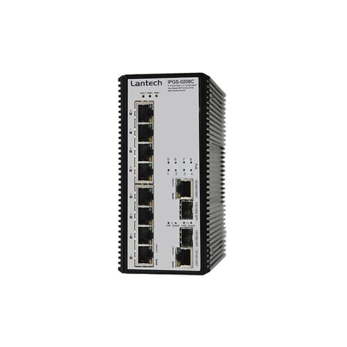 Неуправляемый коммутатор Ethernet серии IPGS-0208C10 портовгигабитный беспроводной