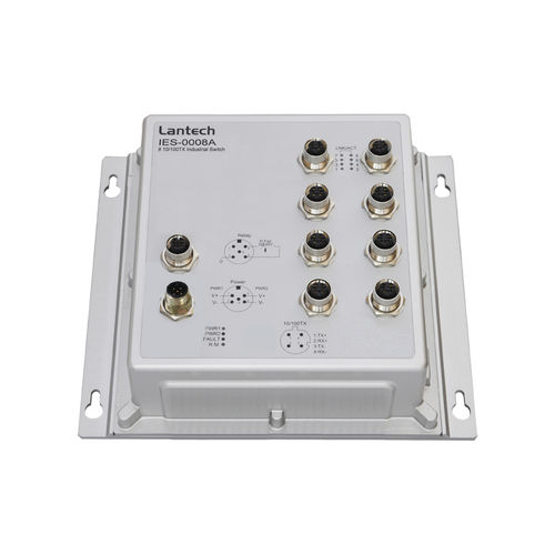 Неуправляемый коммутатор Ethernet серии IES-0008A8 портов DIN-рейка