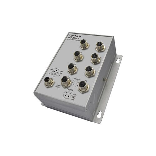 Неуправляемый Ethernet-коммутатор серии IES-0008B8 портов с резервированием стены