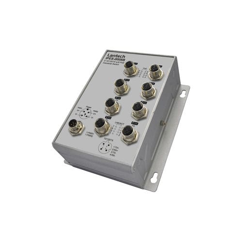 Неуправляемый Ethernet-коммутатор серии IPES-0008B8 портовбеспроводной на DIN-рейке