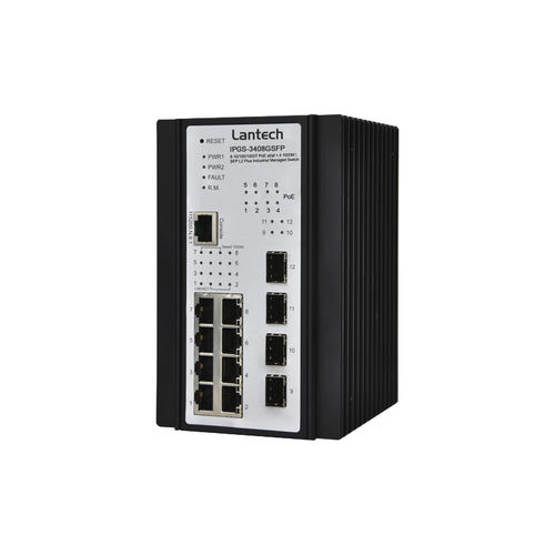 Управляемый Ethernet-коммутатор IPGS-3408GSFP серии12 портов, уровень 2 гигабита