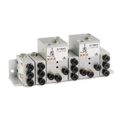 Клапан с логическими функциями серии 2Lзаглушкапневматическогоуправления