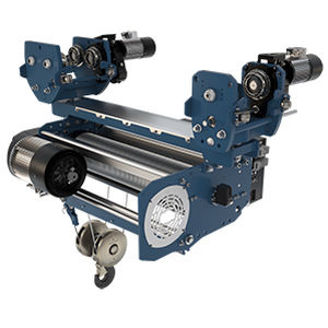 Подъемник канатный изогнутый, электрический, однобалочный, с нормальной высотой высоты