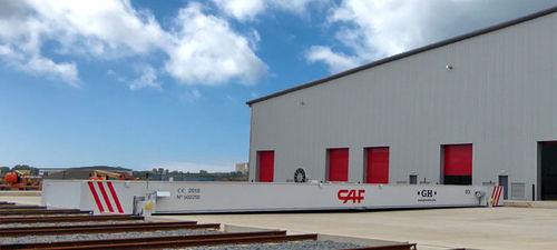 Трансферная тележка для железнодорожного транспорта