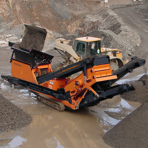 Просеиватель для вторичной переработки RDS410строительныймобильныйдля сыпучих материалов