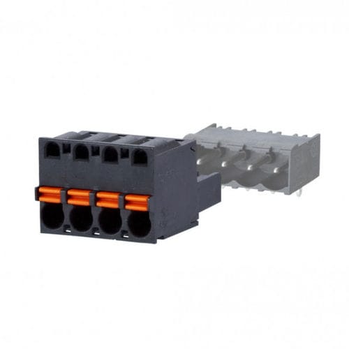 Вставная клеммная колодка SP065xxVBNC с пружинным зажимом