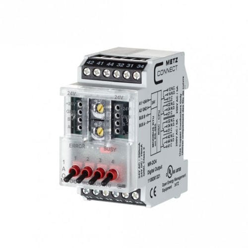 Модуль цифрового ввода-вывода MR-DO4 Modbus RTUModbus RTUдецентрализованный4 цифровых выхода