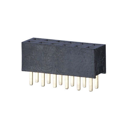 Розетка штыревая FR202xxVBDN0002двухряднаяпрямая2,54 мм (0,100)