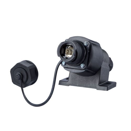 Разъем для передачи данных E-DAT Industry V1RJ45, байонетный разъем