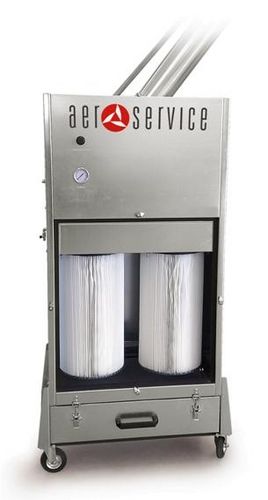 Мобильный дымоудаляющий аппарат ECARTсварочный картриджс вытяжным рукавом