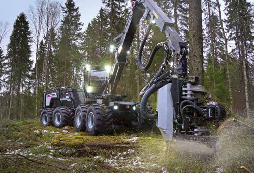 Rubber-tired forestry harvester 12H GTE HYBRID