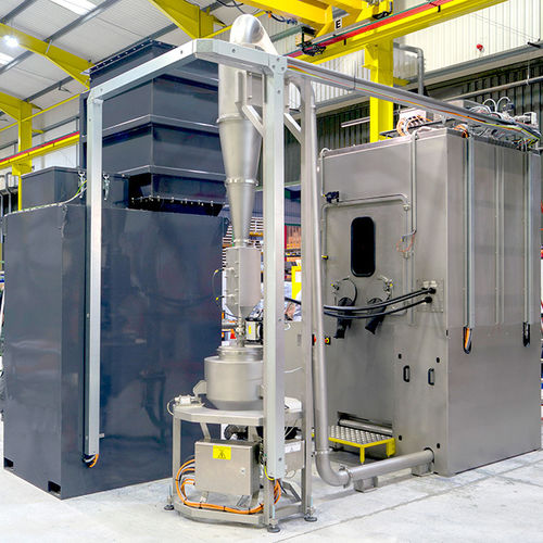 Автоматический пескоструйный аппарат PRSВращающийся столдля аддитивного производстваробототехнический