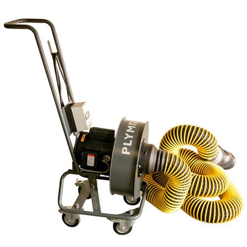 Система вытяжки выхлопных газов автомобиля FumeCaddieс маятником