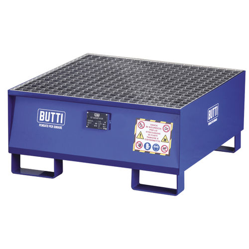 Защитная насыпь для 1 барабана 821Eстальс оцинкованной решеткой