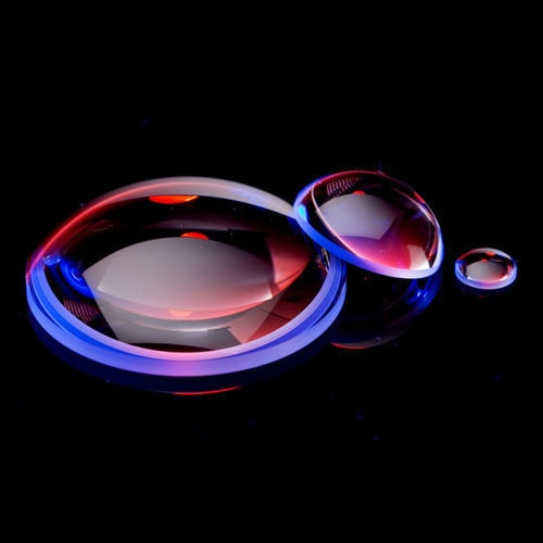 Плоско-выпуклая линза серии GCL-0108 из плавленого кварцаУФ-фокусировка