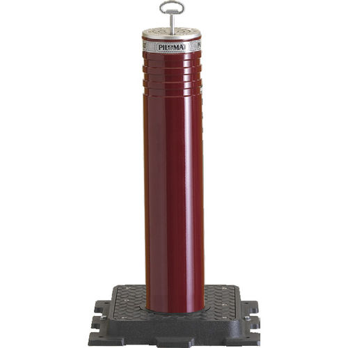 Полуавтоматический выдвижной столбик 127/P 600Sпневматическийдля пешеходной зонысталь