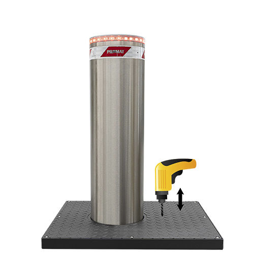 Ручной выдвижной столбик 275/К12 900SПневматический повышенной безопасности