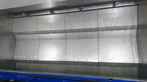 Закрытая покрасочная камера, фильтрующая влажная краска