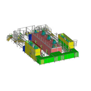 Конвейерная печь вулканизацииэлектрическаянепрерывного действия