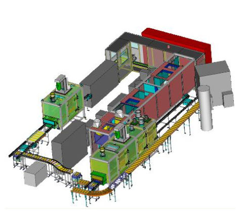 Конвейер сушильной печироликовыйнепрерывного действия