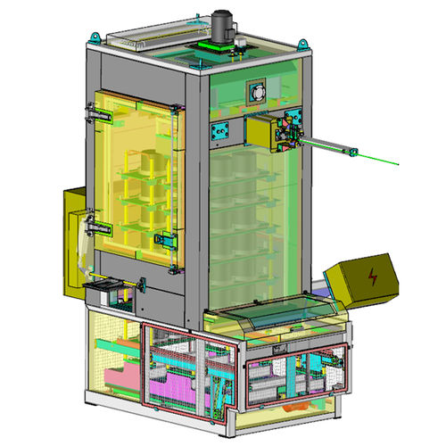 Печь для термообработки патерностерэлектрическаявертикальная