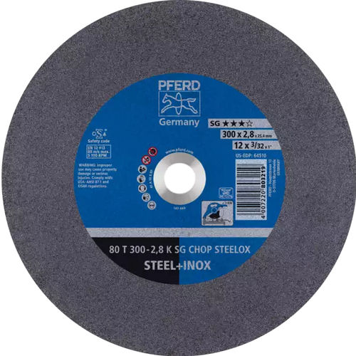 Стальной отрезной круг SG CHOP STEELOX для нержавеющей стали