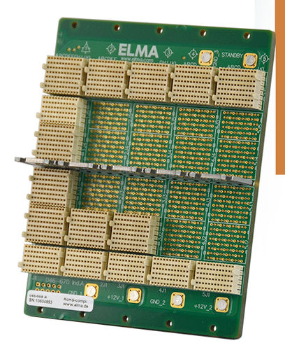 Объединительная плата CompactPCI 3U, 5 слотов, PICMG CPCI-S.01-5 слотов