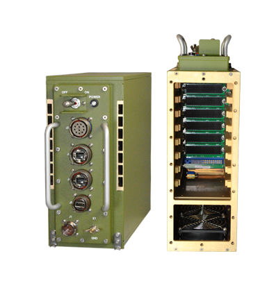 6-слотовое шасси ATR-50-VPX для суровых военных условий, прочное