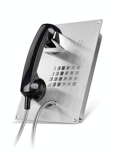 Auto dial telephone KNZD-07CanalogIP65for clean rooms