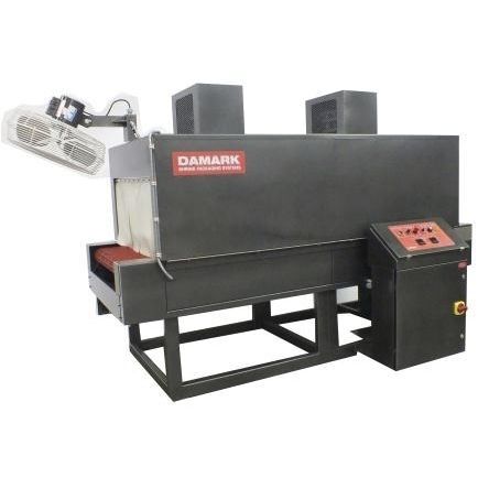 Электрический термоусадочный туннель серии DZ, двухкамерный с горячим воздухом