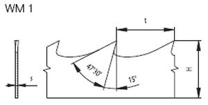 Ленточное полотно 40 WM серииTCTпо дереву