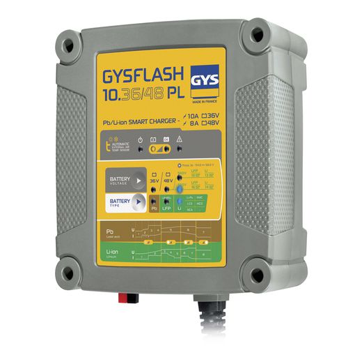 Портативное зарядное устройство GYSFLASH 10.36/48 PLлитий-ионный литий-полимерLiFePO4