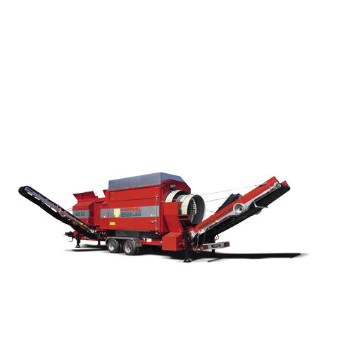 Промышленная сортировочная установка HZ 52 DTмобильная барабанная для пеллет