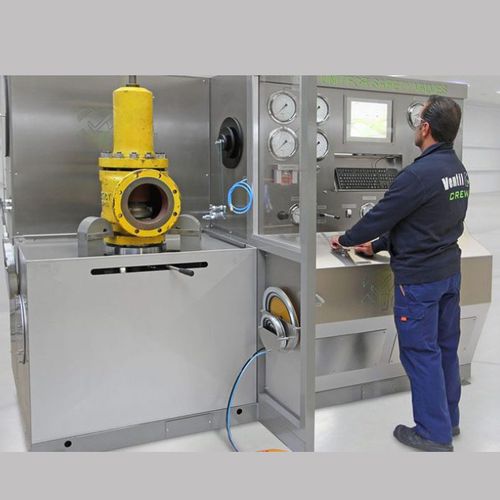 Стенд опрессовки VC40-SRV-FLII универсальныйпредохранительный клапан, управляемый ПК