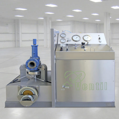 Стенд опрессовки VC40SP-T4 полуавтоматическийдля предохранительных клапановкомпактный