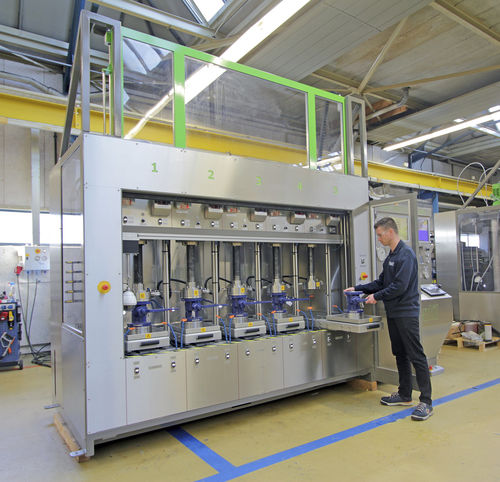 Pressure testing machine automaticfor valves