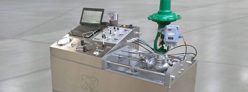 Горизонтальный испытательный стенд давления HC5, запорный клапан, управляемый ПК