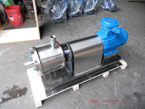 Роторно-статорный смеситель непрерывного действиямногоступенчатыйс большими сдвиговыми усилиями