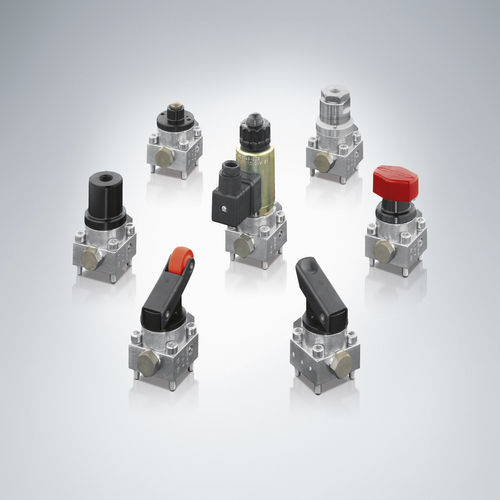 Poppet hydraulic directional control valve Glever-operatedmechanically-operated2/2-way