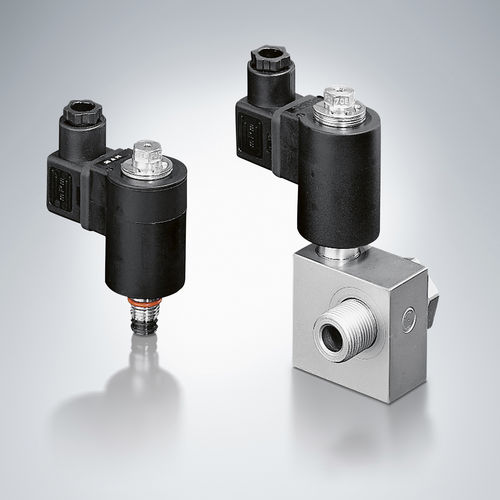 Тарельчатый гидрораспределитель EM с пилотным управлением, с прямым управлением, 2/2-ходовой