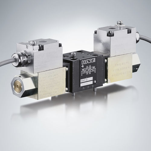 Золотниковый гидрораспределитель NSWP 2 с электромагнитным управлением, пропорциональный, компактный