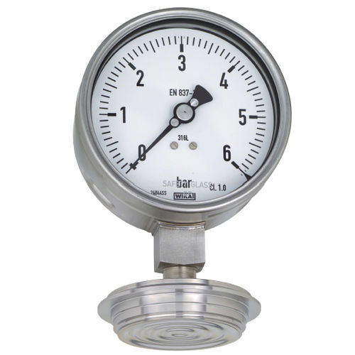 Разделительная диафрагма с резьбовым соединением 990.24для манометровдля стерильной средыдля пищевой промышленности