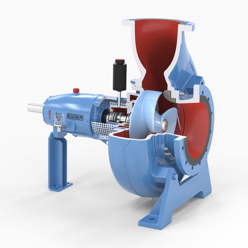 Насос для сточных вод EOA/EOSAslurryс электродвигателем, крыльчаткой