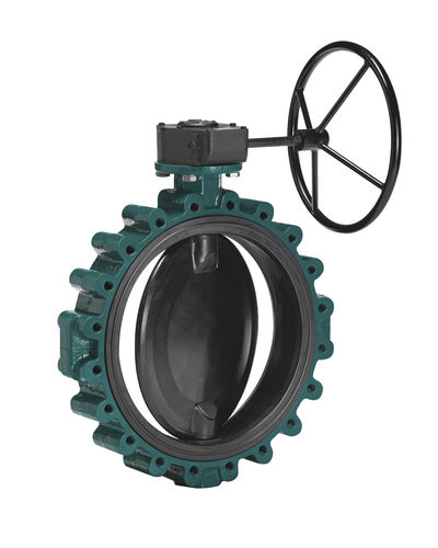 Затвор дисковый K 17 с маховиком для водяной затвора