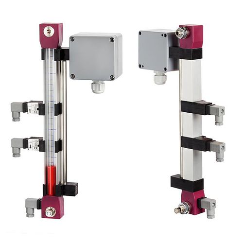 Liquid level indicator LVCmagneticfor tanksstainless steel