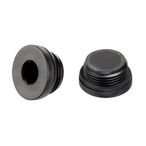 Круглая вилка ТЭИП с резьбой, пластиковая торцевая головка