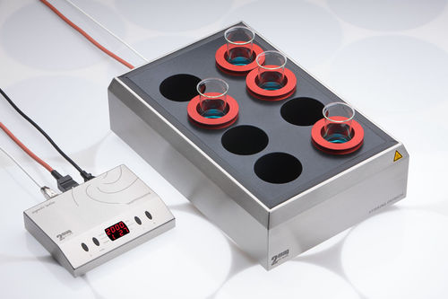 Нагревательный блок с мешалкой DRYBATH 8-250 ERLкомпактныймногопозиционныйс внешним управлением