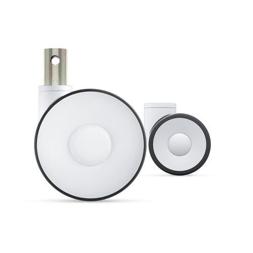 Поворотный ролик серии LINEAстерженьмоноблочныйс тормозом