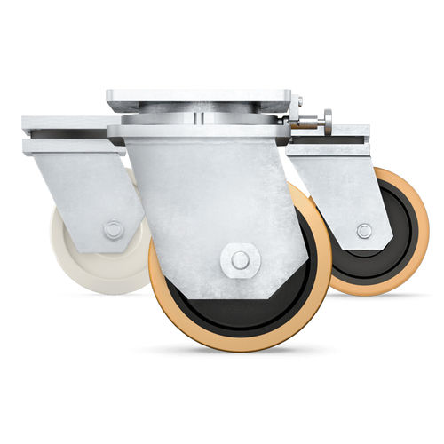 Поворотный ролик серии OMIKRONОпорные плитысплошной сдвоенный